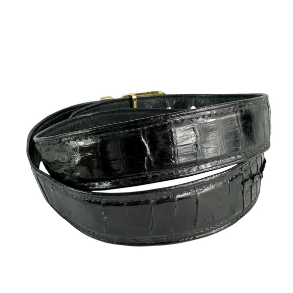 Genuine Vintage GUCCI GG Logo Gold Buckle Made In Italy Authenticated - Picture 3 of 14